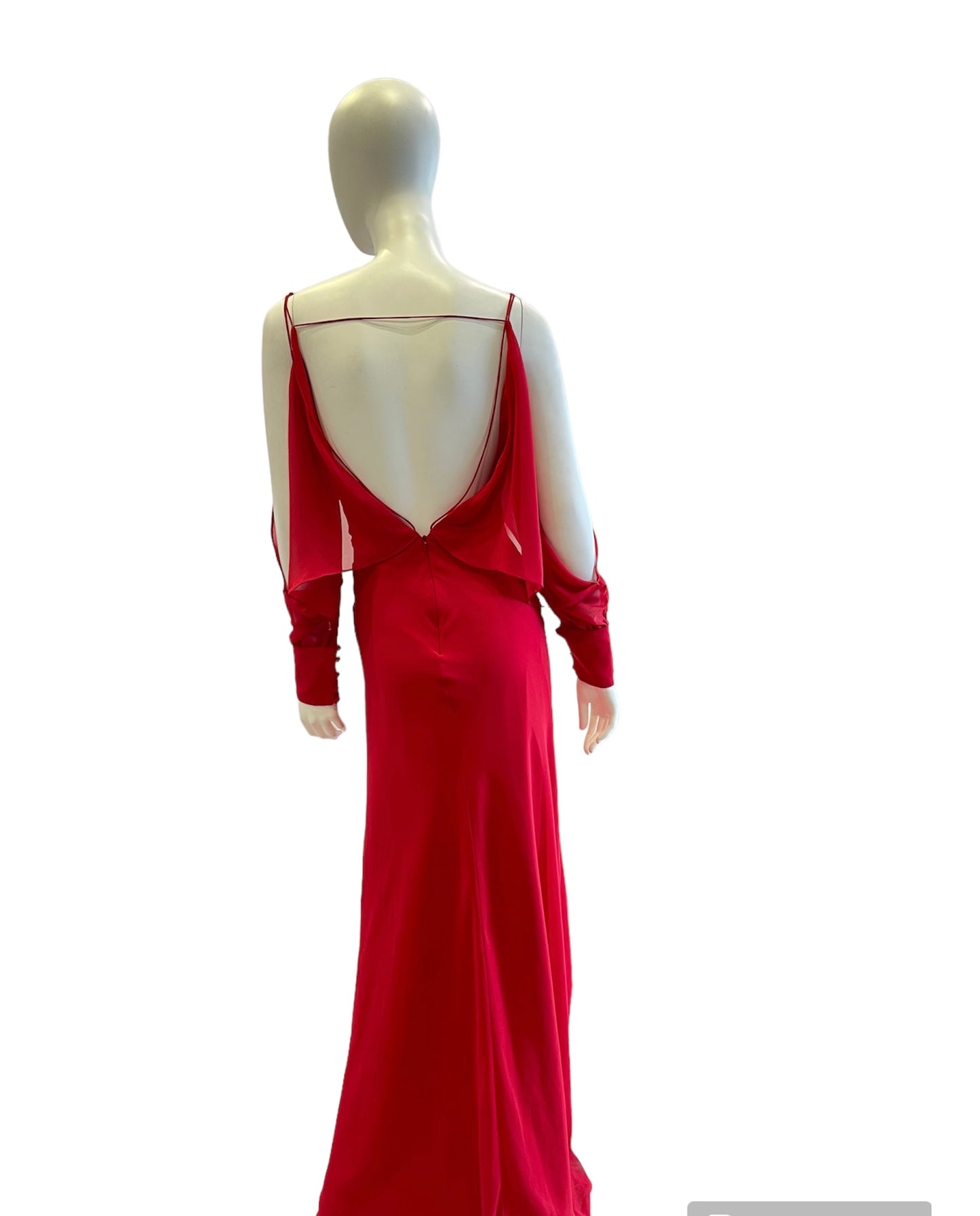 TERANI COUTURE BACKLESS DRESS - BLUSH BY MY Q